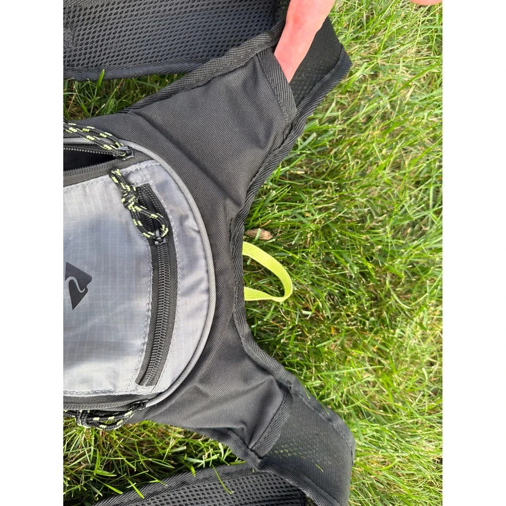 Ozark Trail Hydration Pack Backpack Black Gray Neon Yellow Hiking Cycling Bag